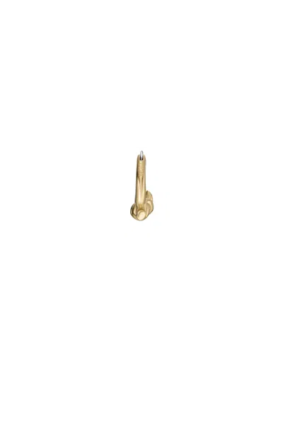 Diesel Gold-tone Stainless Steel Hoop Earring In Oro