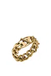 Diesel Gold-tone Stainless Steel Soft Chain Ring In Oro