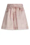 Diesel Denim Texture Elastic Waistband Shorts In 3bj