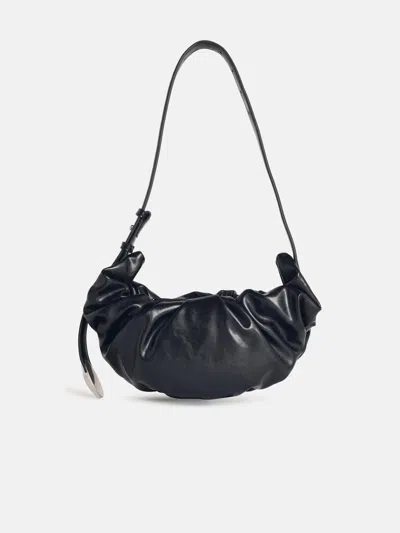 Diesel 'grab' Black Leather Bag