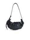 Diesel 'grab' Black Leather Bag In Black