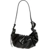 Diesel ® Grab-d Faux Leather Hobo In Black