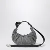 Diesel Grab-d Hobo Bag S With Rhinestones In Black