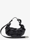 Diesel Grab D Black Handbag With Adjustable Shoulder Strap And Hair Clip Detail On The Handle In Ecoleather In Black