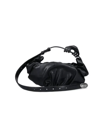 Diesel Grab-d Shoulder Bag In Black