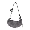 Diesel Grab-d Small Purse - Cotton - Silver In Gray