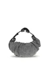 Diesel Grab Hobo Shoulder Bag In Silver