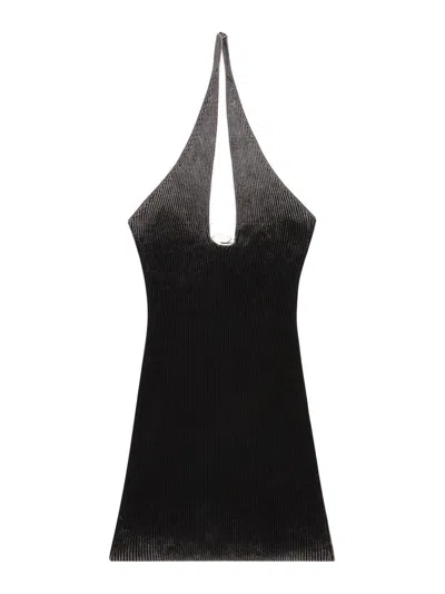 Diesel Woman Mini Dress Black Size S Cotton