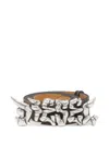 Diesel Logo B-graffiti Belt Black In Black