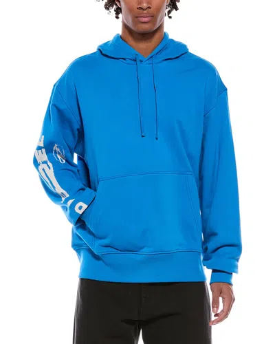 Diesel Graphic Hoodie In Blue