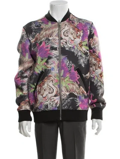 Pre-owned Diesel Graphic Print Bomber Jacket In Multicolor