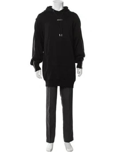 Pre-owned Diesel Graphic Print Crew Neck Hoodie In Black