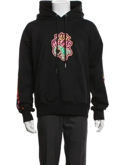 Pre-owned Diesel Graphic Print Crew Neck Hoodie In Black