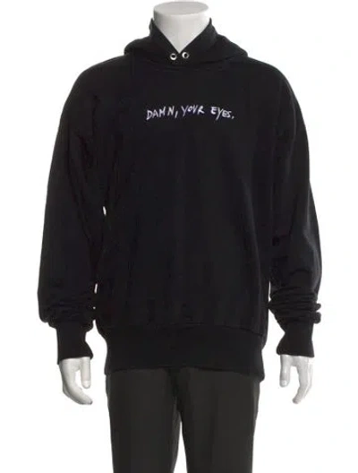 Pre-owned Diesel Graphic Print Crew Neck Hoodie In Black