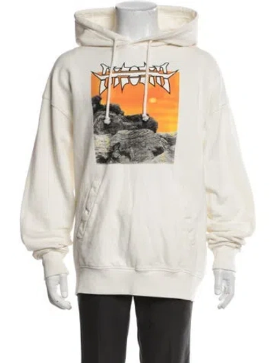 Pre-owned Diesel Graphic Print Crew Neck Hoodie In Neutral