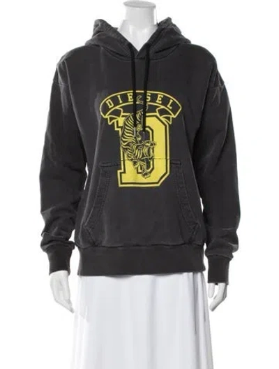 Pre-owned Diesel Graphic Print Jacket In Gray