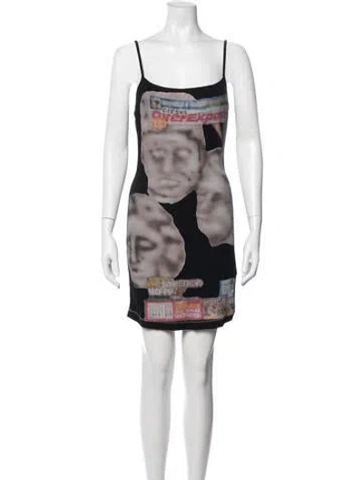 Pre-owned Diesel Graphic Print Mini Dress In Multi
