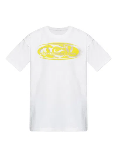 Diesel Graphic-print T-shirt In White