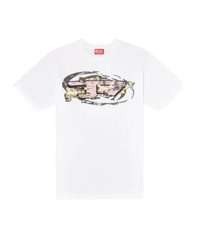 DIESEL GRAPHIC-PRINT T-SHIRT