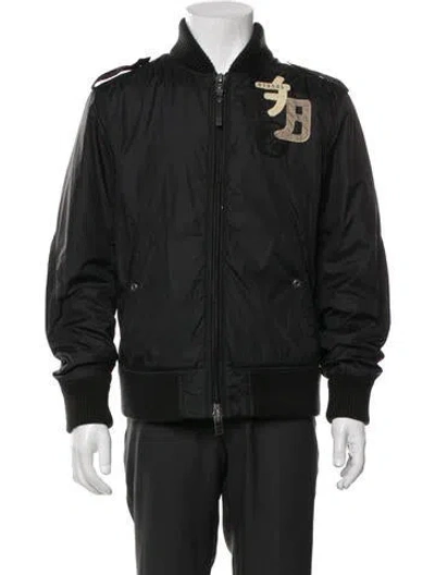 Pre-owned Diesel Graphic Print Windbreaker In Gray