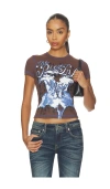 Diesel T-shirt Woman Color Brown In Brown