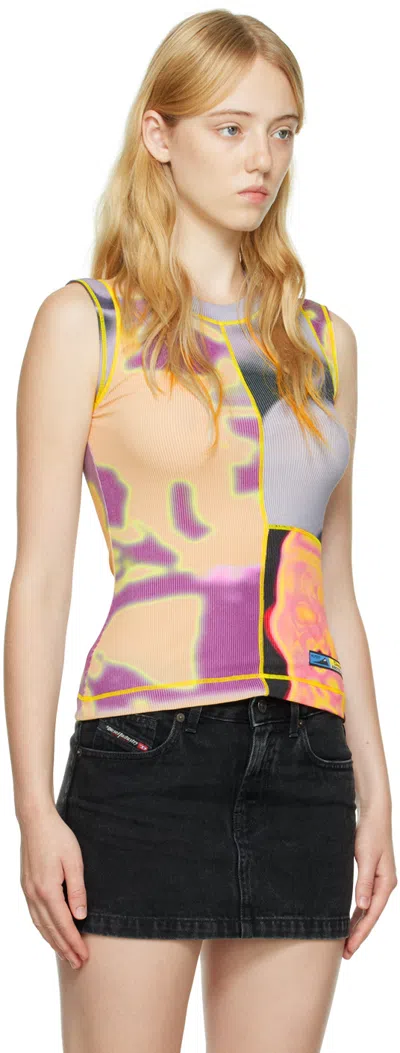 Diesel Graphic-print Tank Top In Multi