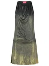 Diesel Graphite Acetate Blend Dress Women In Multi