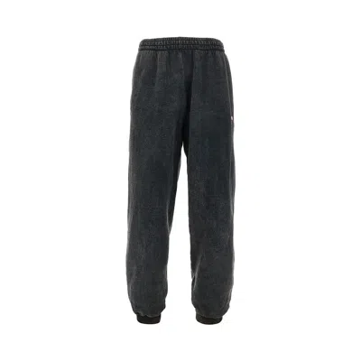 Diesel 'marky' Washed-out Sweatpants In Gray