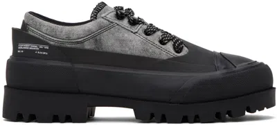 Diesel Gray & Black D-hiko Sh X Derbys In H9834