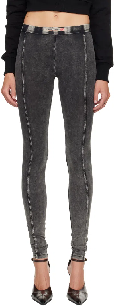 Diesel Gray Athena-dnm Leggings