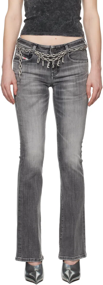 Diesel Gray Bootcut 1969d-ebbey 09j29 Jeans In 02