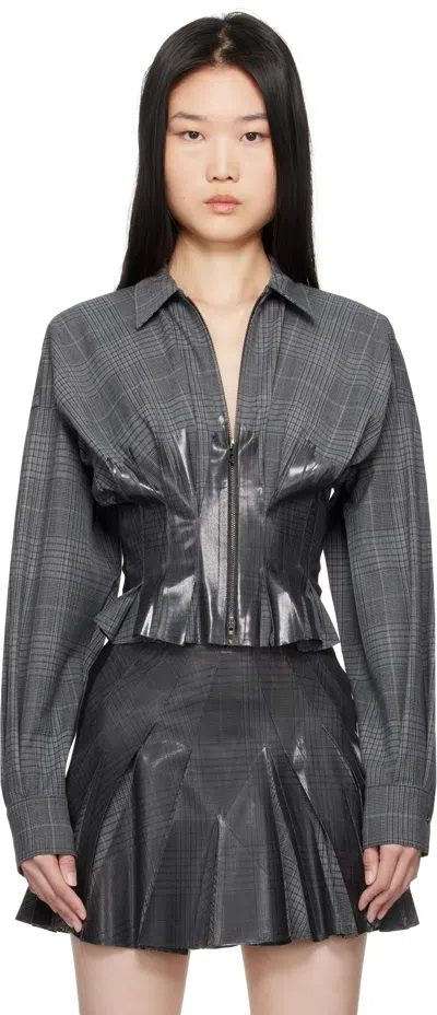 Diesel Gray C-anbu Jacket In 96pa