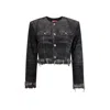 Diesel De-graffy-fsh Denim Jacket In Multi