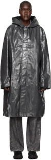 Diesel Gray D-cot Coat In 02