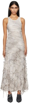 Diesel Gray D-jaral Maxi Dress In 9cj