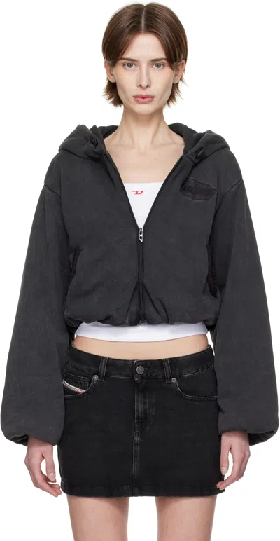Diesel Gray F-enerdãœ Hoodie In 900