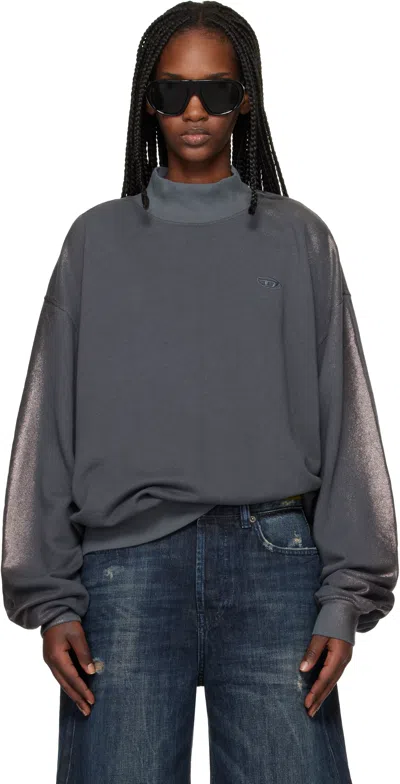 Diesel Gray F-alexan-s1 Sweatshirt
