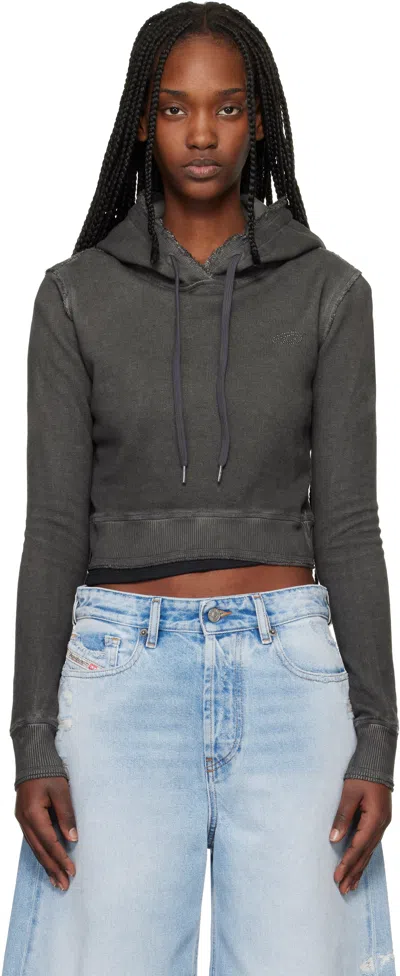 Diesel Gray F-slimmy-hood-s3 Hoodie