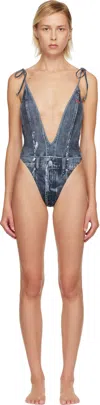 Diesel Gray Kinsley-dnm Swimsuit