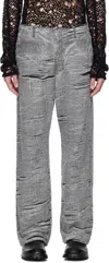 Diesel Gray Relaxed D-boix Ocmbr Jeans In E7240