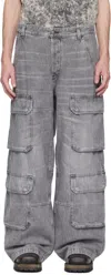 Diesel Gray Relaxed D-touch Odcbe Jeans In 2