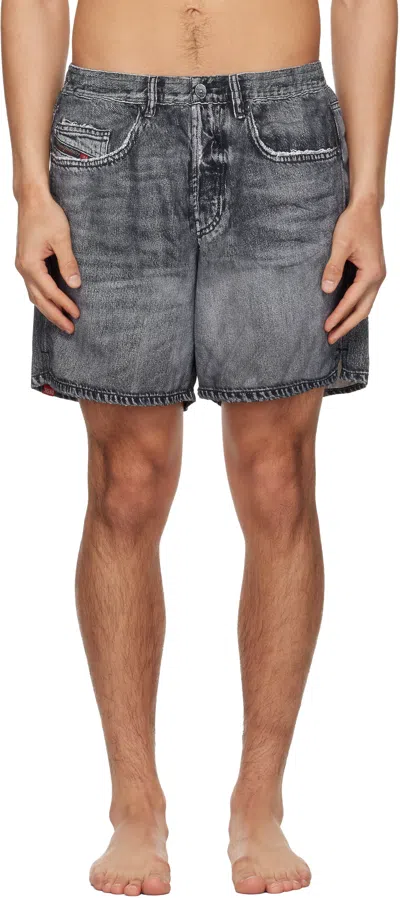 Diesel Gray Soccer-41-dnm Swim Shorts