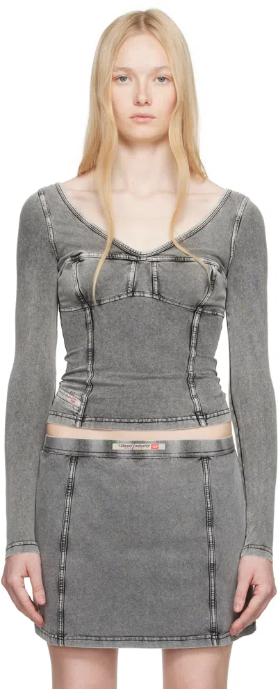DIESEL GRAY T-ELIN TOP