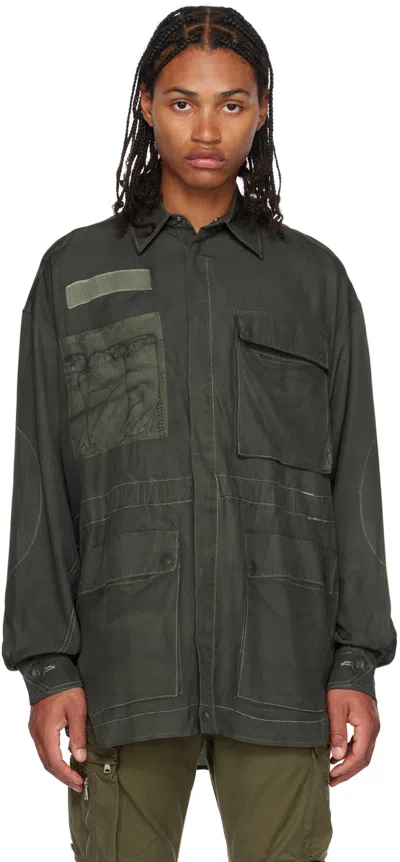 Diesel Green S-dew Shirt In 5af