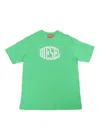 DIESEL GREEN T-SHIRT WITH LOGO