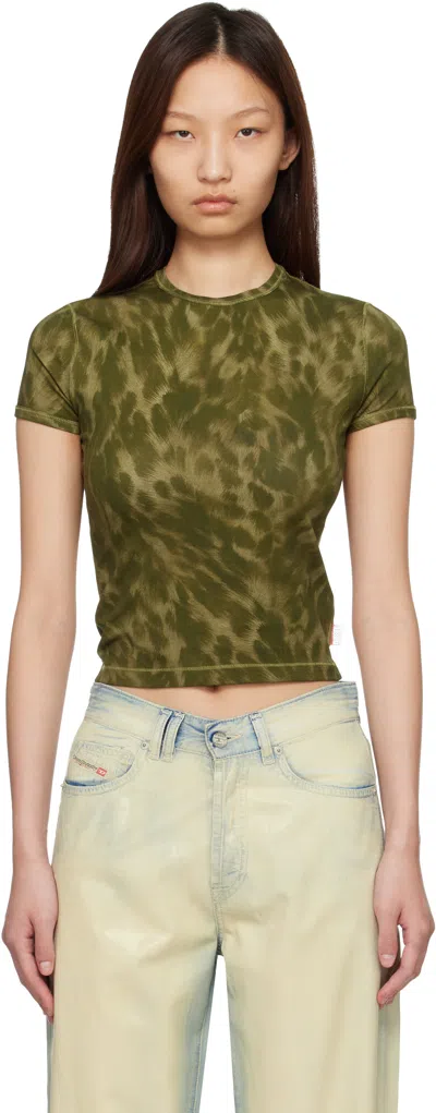 Diesel Green T-anima T-shirt