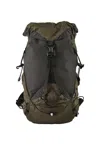 Diesel Green/grey Polyamide Polyester Backpack In Black