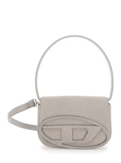DIESEL WOMEN GREY 1DR SHOULDER BAG, ONESIZE LUXURY SHOULDER BAGS FOR WOMEN DARVEYS