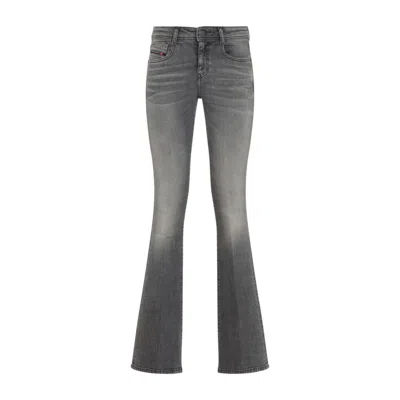 DIESEL GREY COTTON JEANS