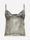 Diesel Grey Denim De-fulsy-s Top